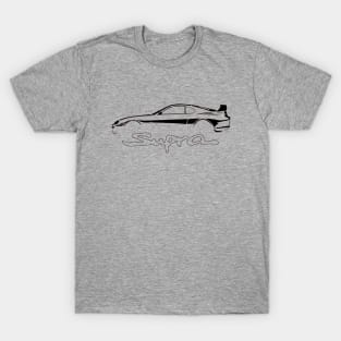 Toyota Black Supra MK4 Vintage T-Shirt